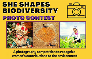 Concurso de fotografía She shapes biodiversity
